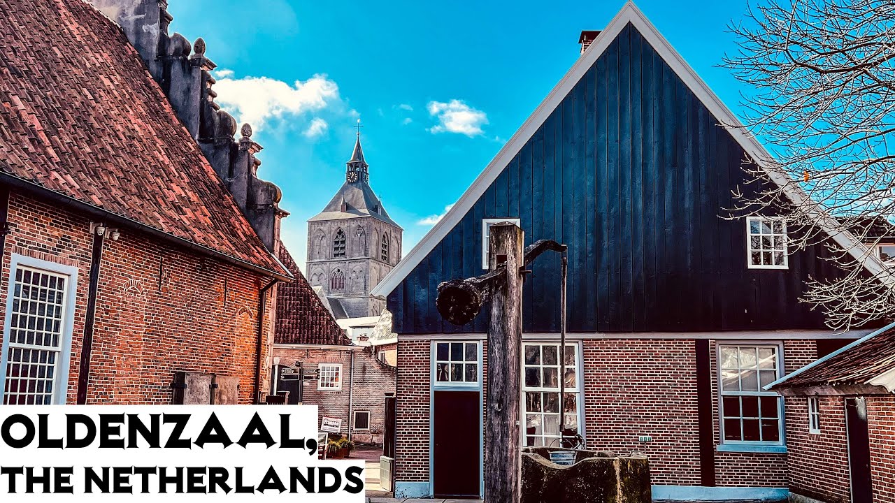 Mesmerizing Medieval Dutch City OLDENZAAL in 4K! Virtual walk in the Netherlands 🌷🇳🇱