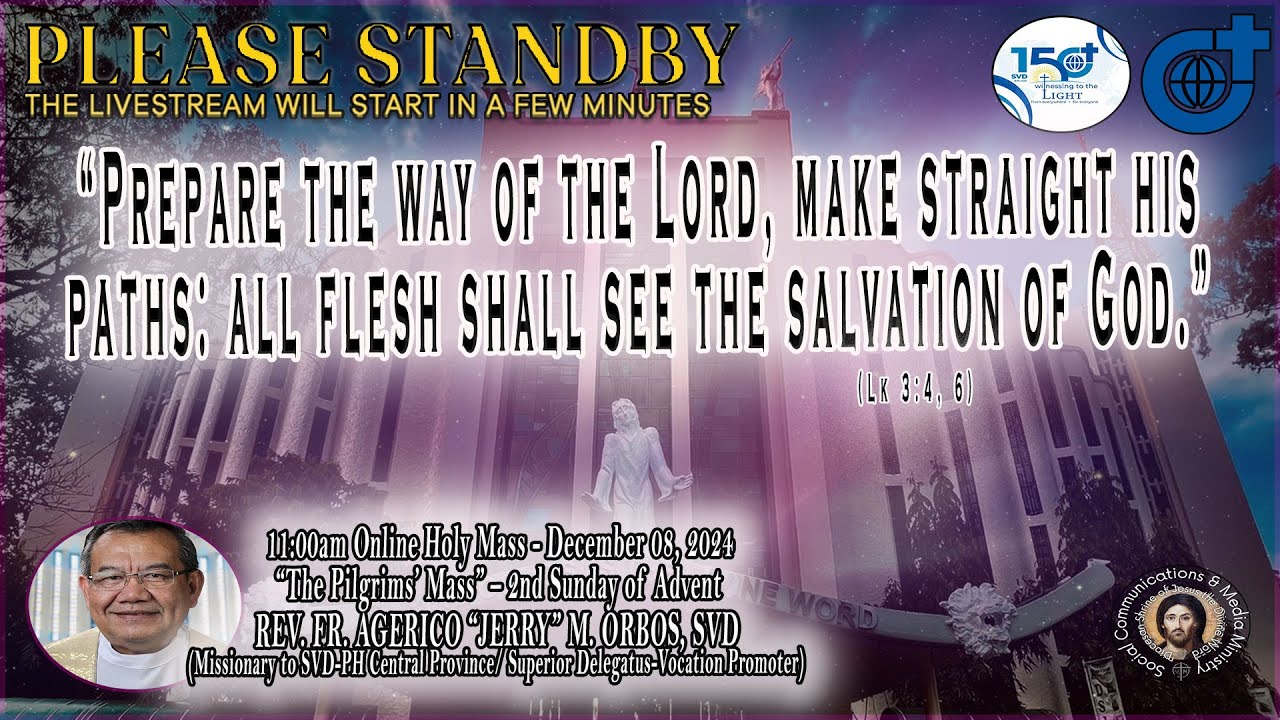 Fr. Jerry Orbos, SVD - LIVE NOW: HOLY MASS 11:00AM | Sunday, Dec. 08, 2024 at the Diocesan Shrine