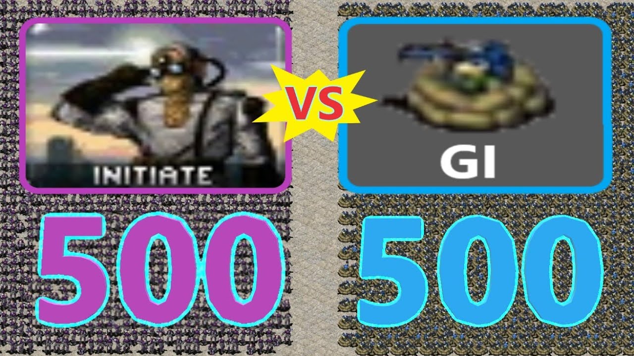 Initiates vs Deployed Gi's - Same Cost - Red Alert 2