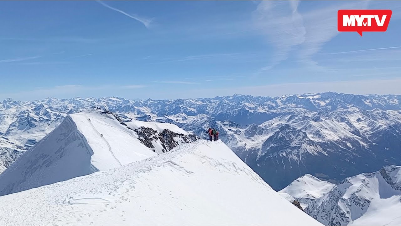 Švajčiarske Alpy v okolí Piz Bernina (4049 m.n.m), najvýchodnejšej štvortisícovky v Európe