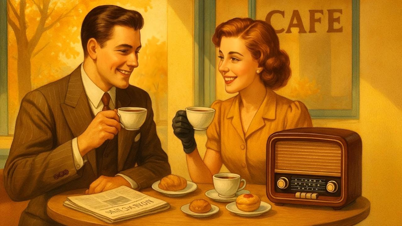 ☕ Vintage Café Jazz 💛 Relaxing 1930s 1940s Music for a Cozy Morning and Gentle Heart