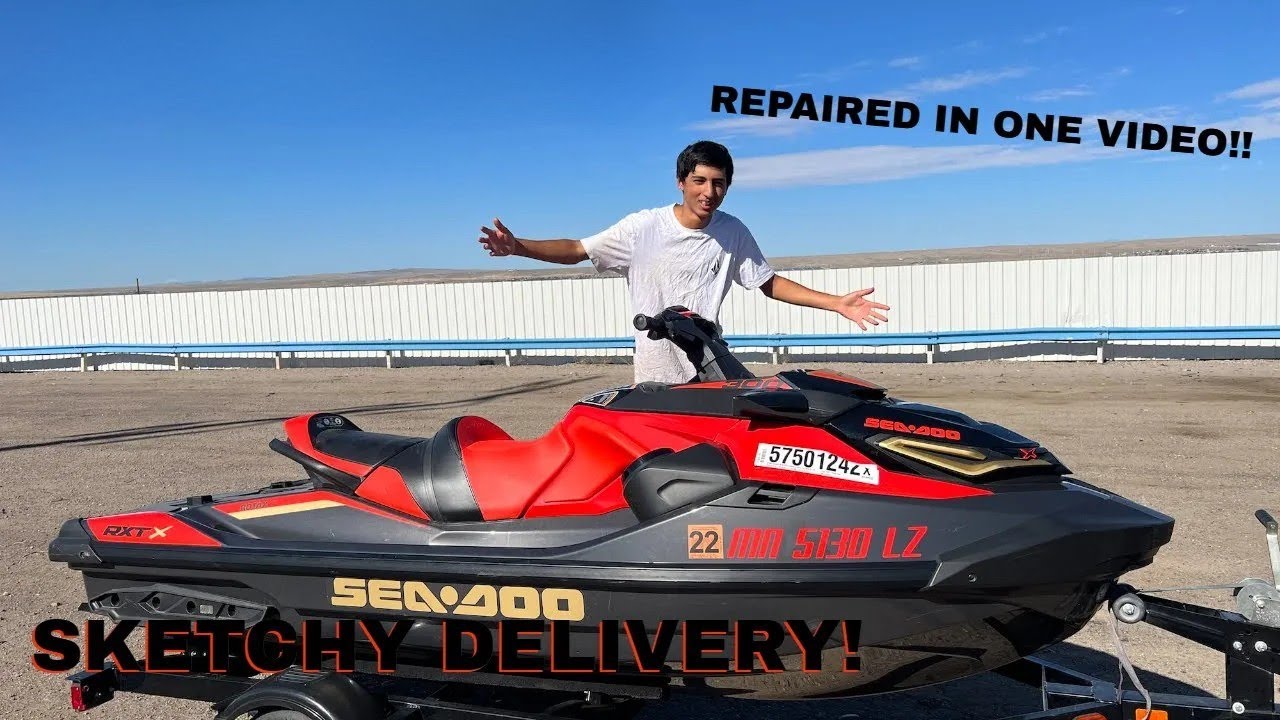 Rebuilding A Wrecked 2020 Sea-Doo RXT-X 300 Part 1