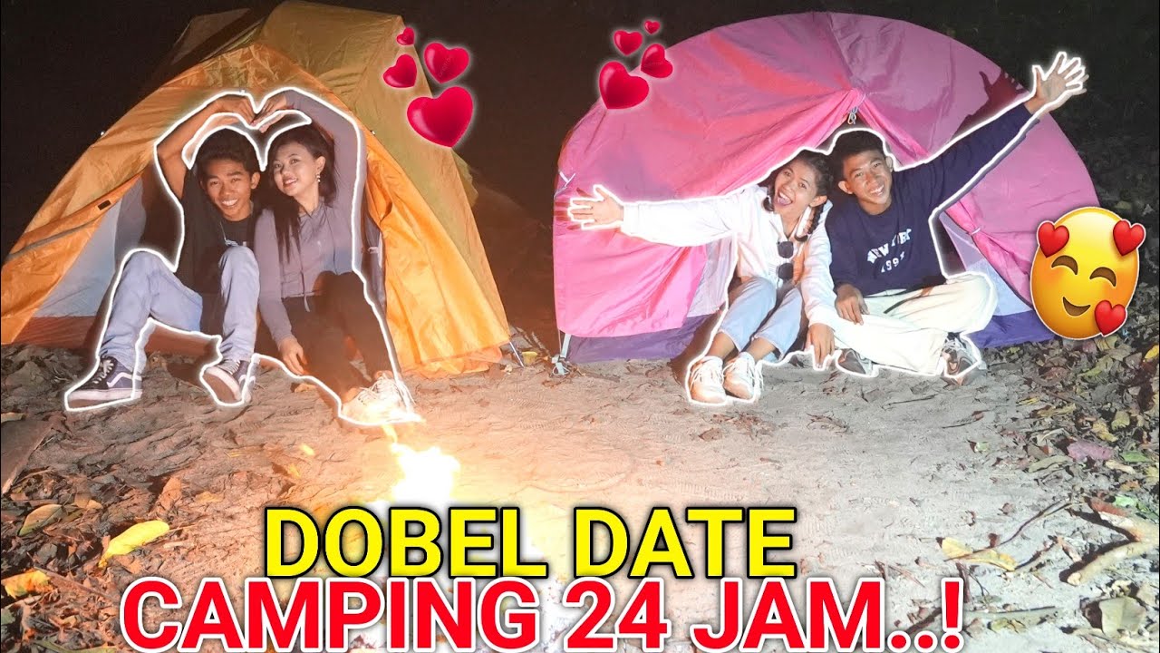 BUCIN😍DOBEL DATE CAMPING DIHUTAN NGINEP SAMPE PAGI MALAH ADA PENAMPAKAN?! | Mikael TubeHD