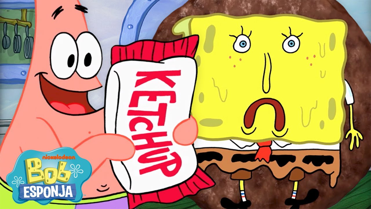 Bob Esponja | 30 Minutos de Hambúrgueres de Siri dos NOVOS Episódios 🍔 | Bob Esponja em Português