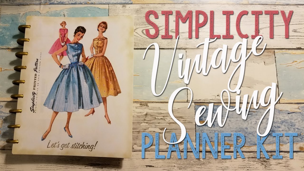 Simplicity Vintage Sewing Planner | Victoria Thatcher