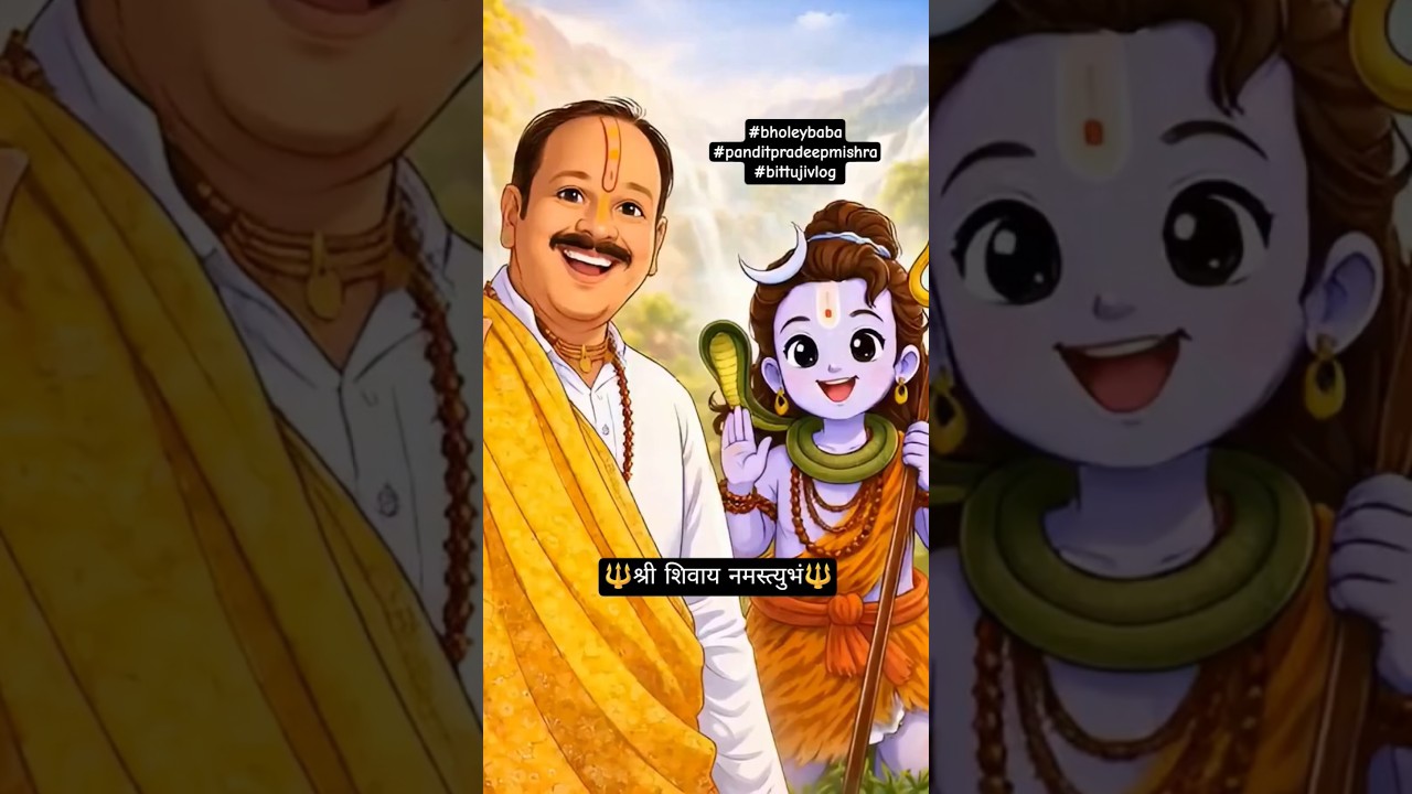 Bhole Baba ka Aashirwad 🙏 | Pradeep Mishra Ji ke Saath Divya Pal 🔱 