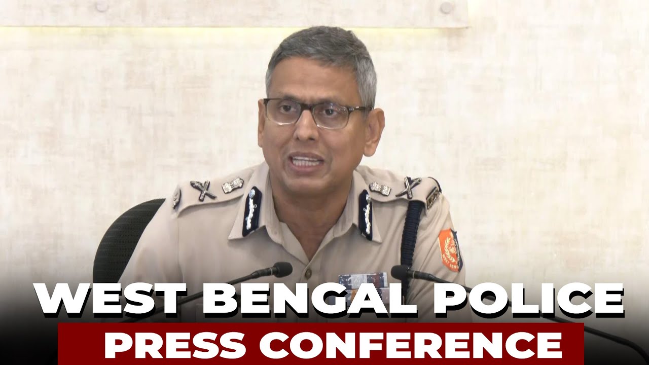 LIVE: Jawed Shamim (ADG, Law & Order) Holds Press Conference on Law & Order Situation in WB