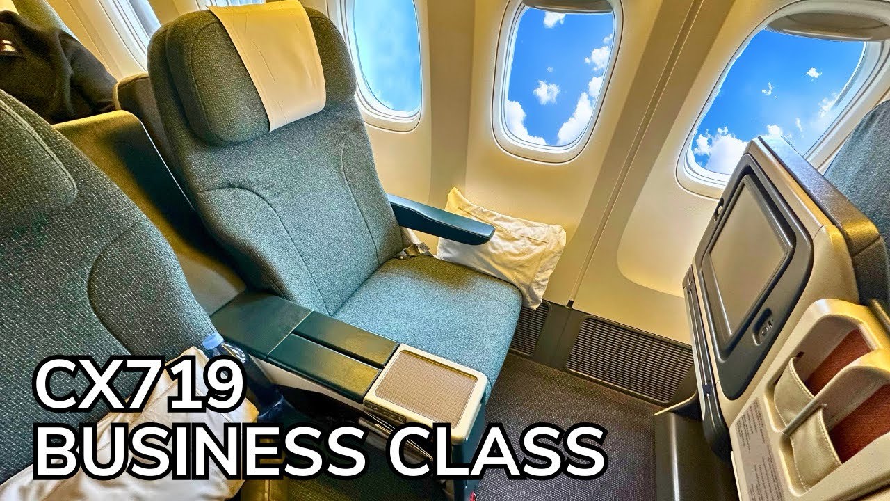 CX719 Regional Business Class on Cathay Pacific Hong Kong to Jakarta June 2025 Flight Review