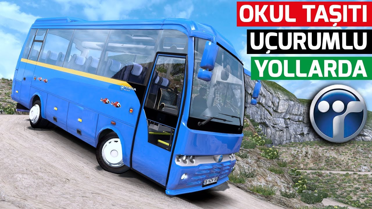 OKUL SERVİSİNİ UÇURUM VE BOZUK YOLLARA SOKTUK !!