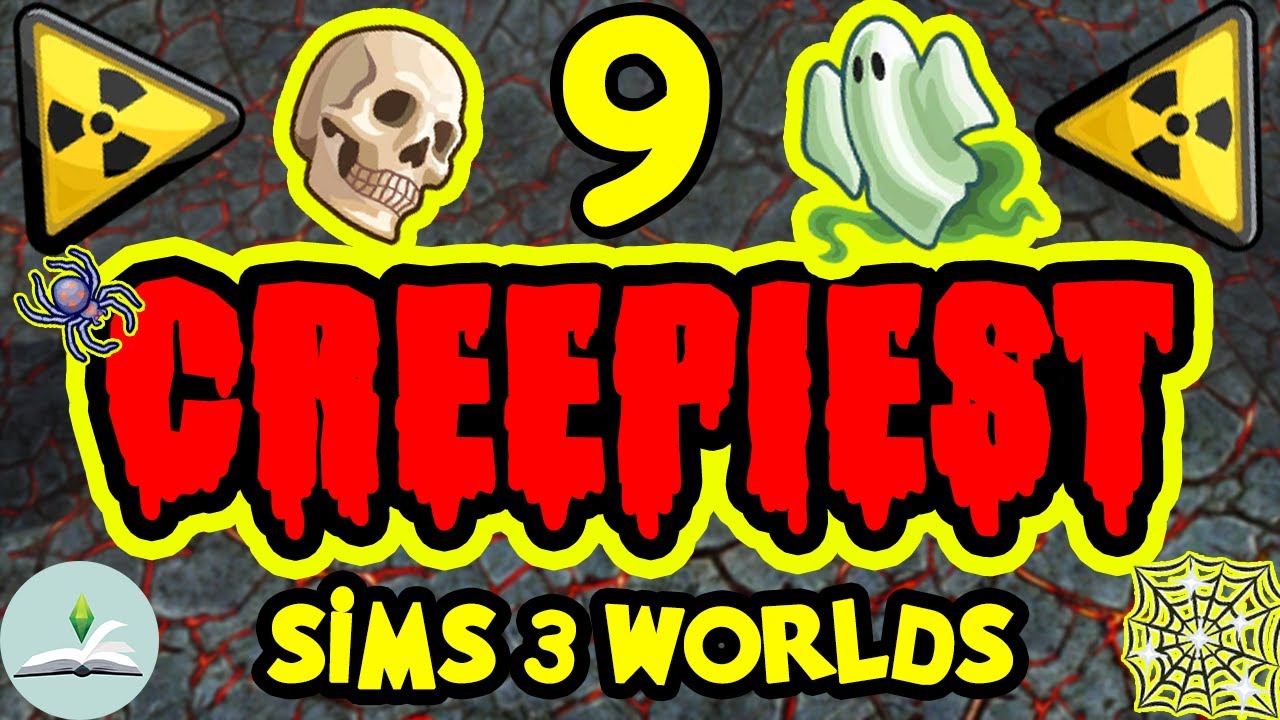 9 САМЫХ ЖУТКИХ миров Sims 3 для игры в этот Хэллоуин! 🎃 | История The Sims