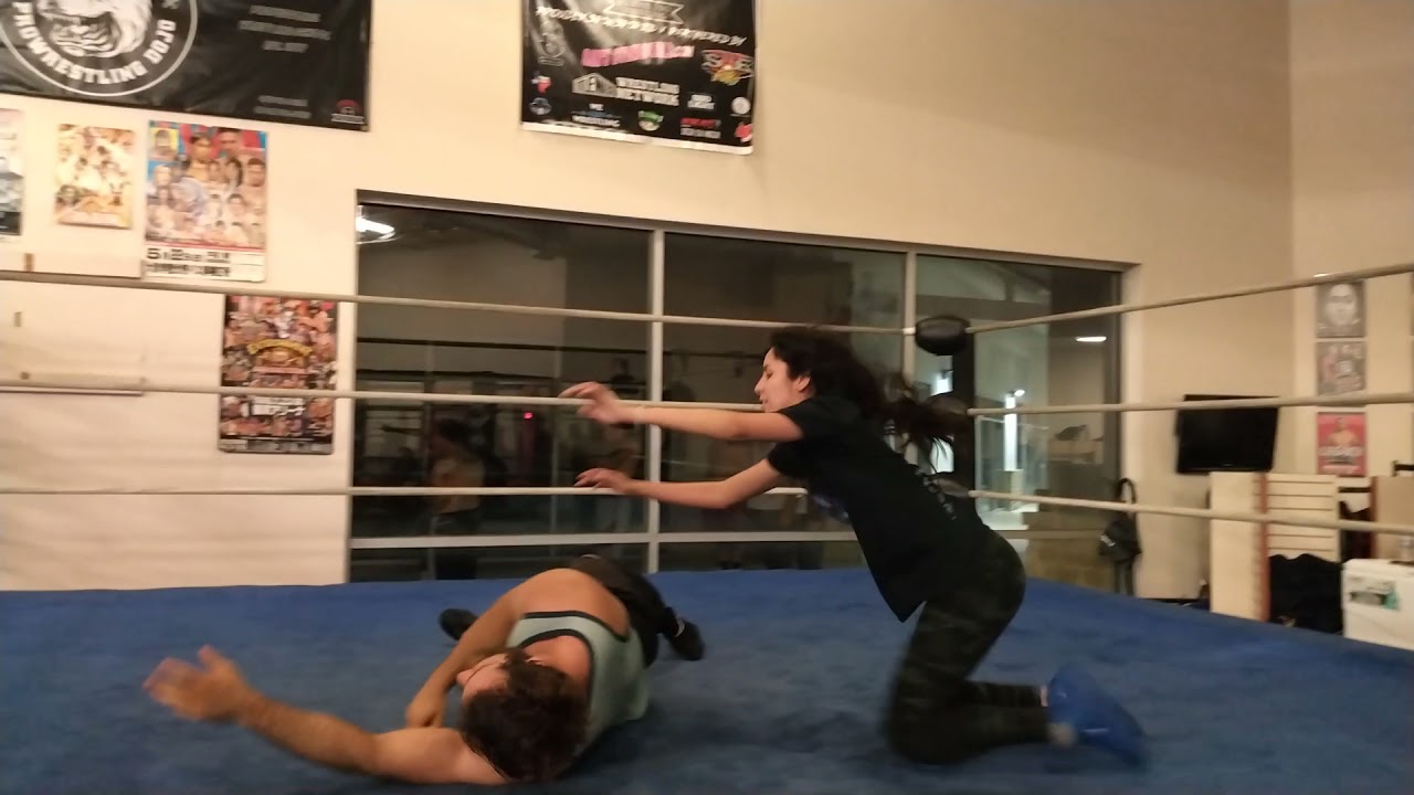 Alex Arsenal and Jazmin Allure at the Dogg Pound Wrestling Dojo
