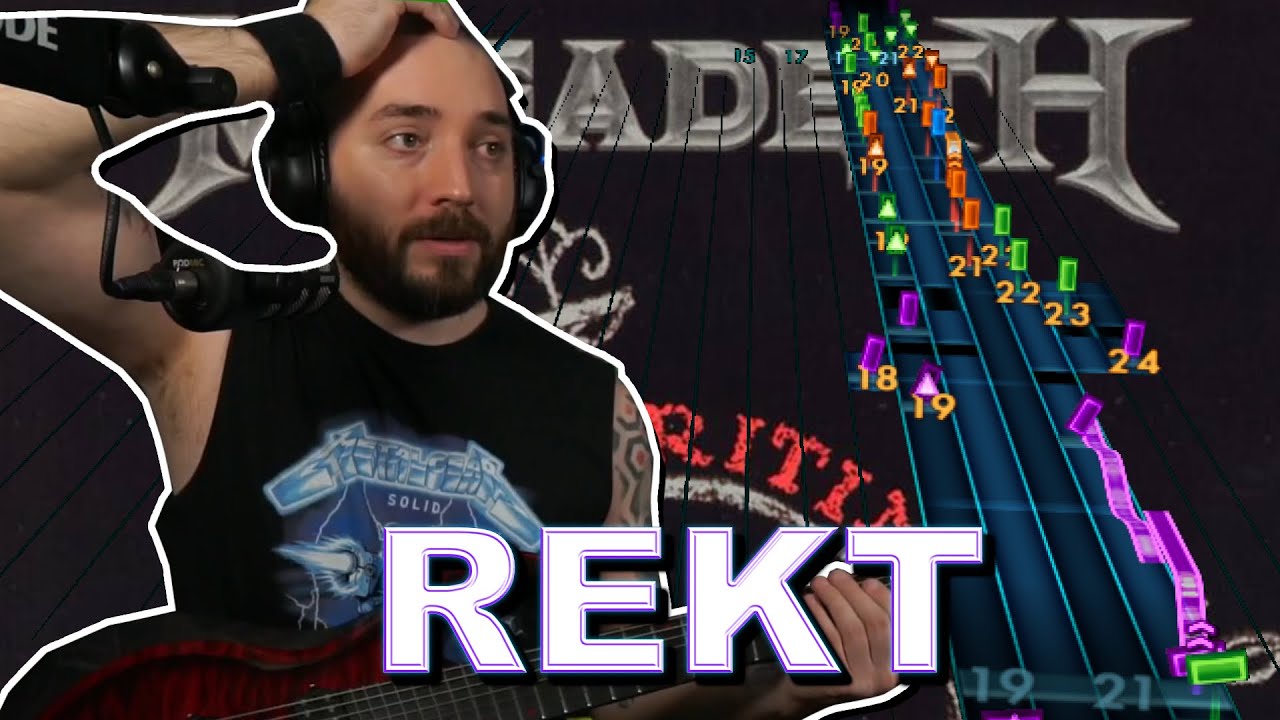 Getting REKT by Megadeth! Vortex | Rocksmith Guitar Cover