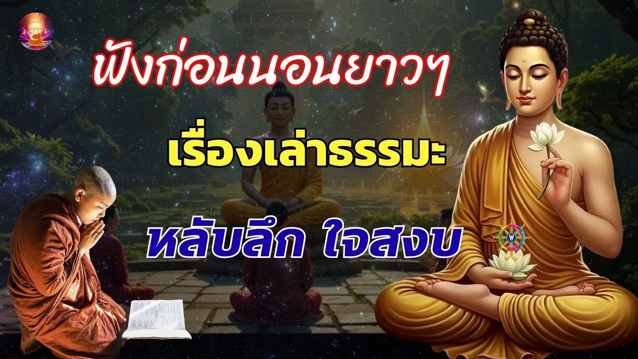 ฟังธรรมะยาวๆ 🙏🪷 เล่าเรื่องก่อนนอน ใจสงบ ปล่อยวาง | มักกะลีผล นาริผล หลายตอน