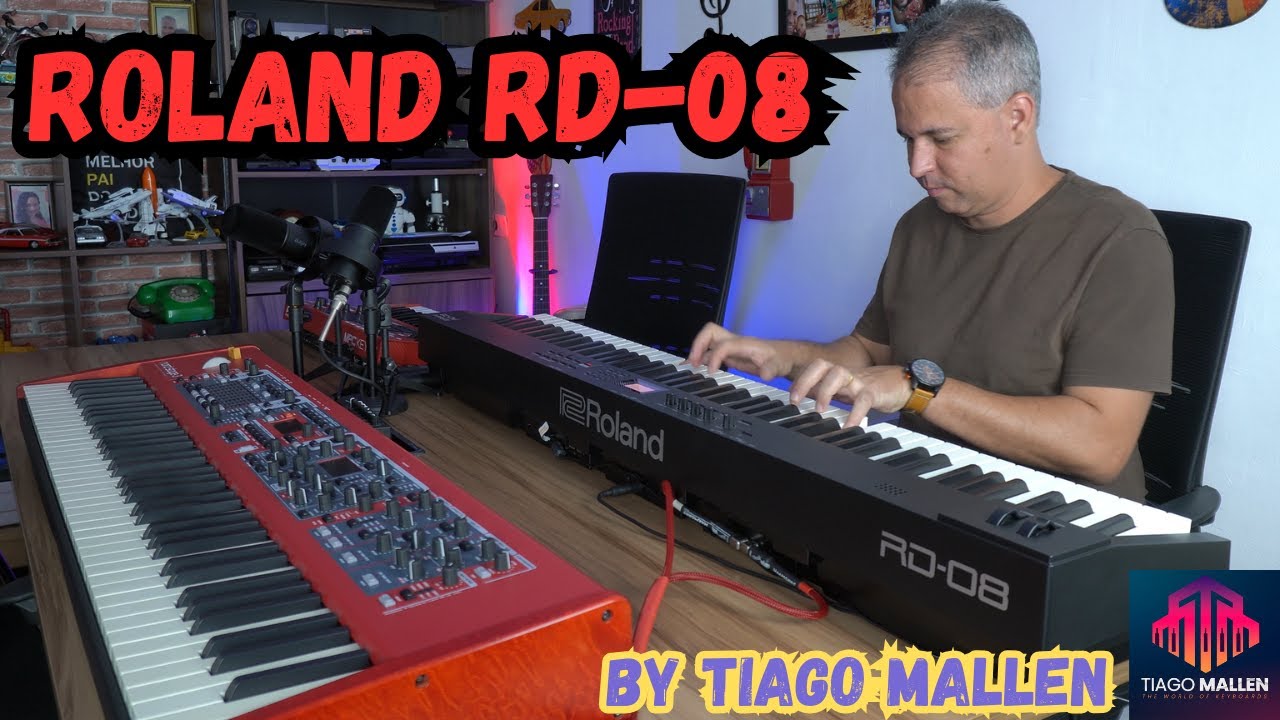 ROLAND RD-08 - PIANO ESTAGE MUITO COMPLETO (TEST SOUNDS) by TIAGO MALLEN .