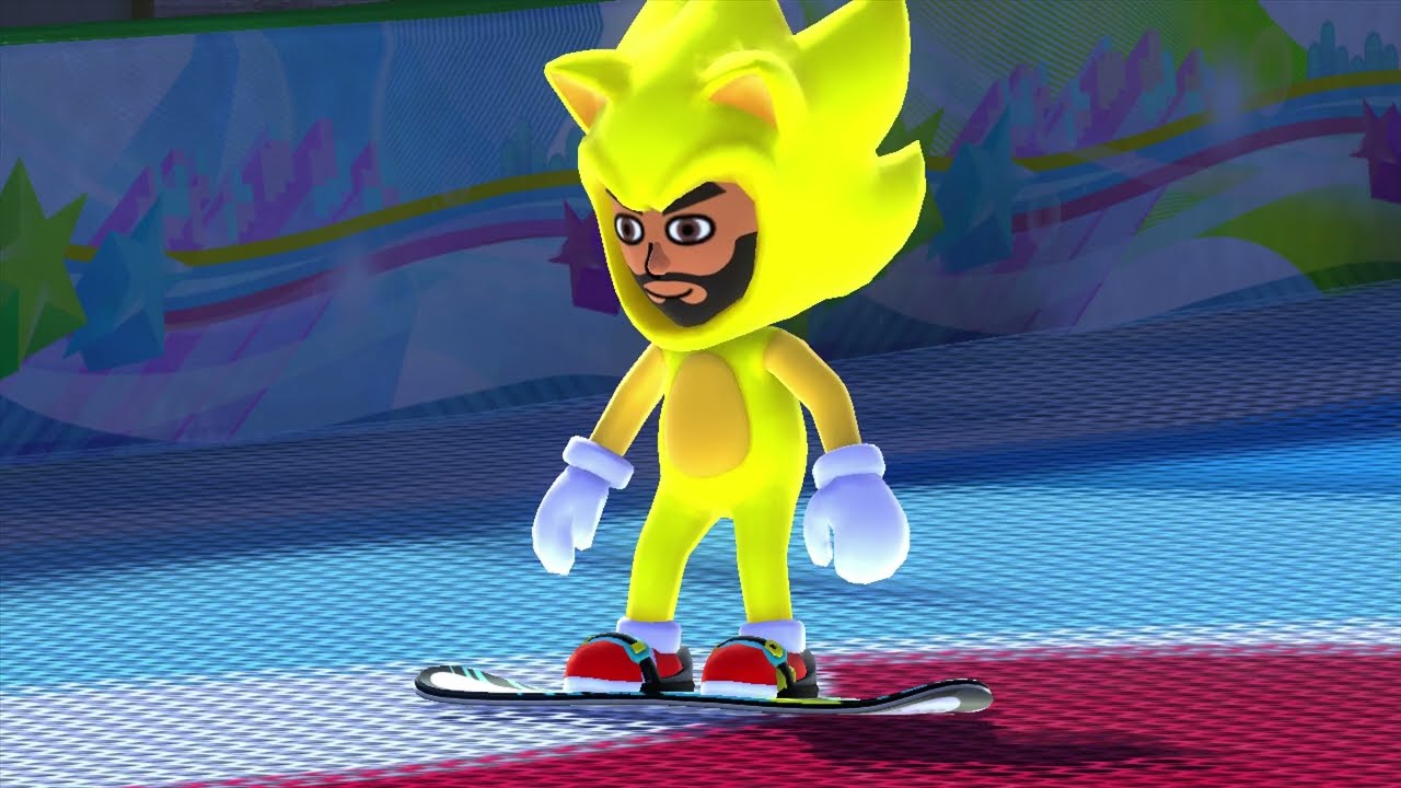 Mario & Sonic At The Sochi 2014 Olympic Winter Games - Winter Sports Champion Race (Mii)