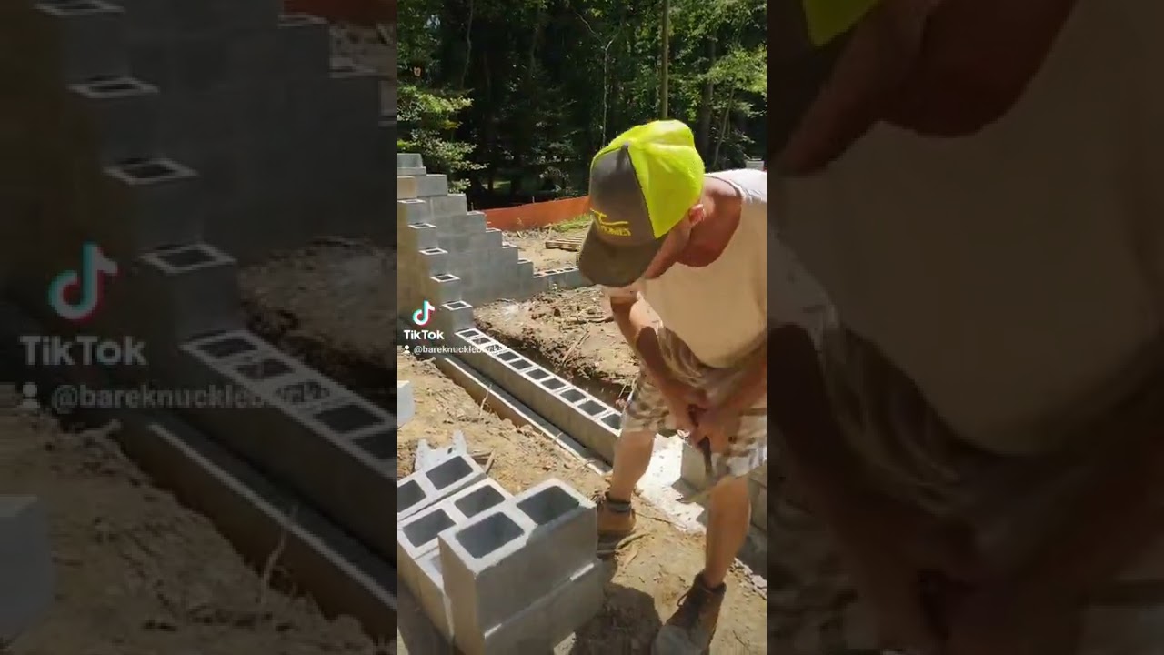 how to cut blocks with a hammer