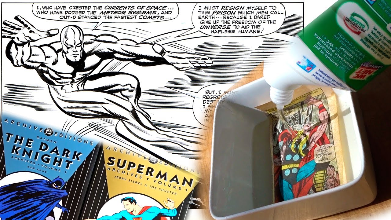 Restaurare un fumetto (parte 1) #RestauroFumetti #IoRestauroAcasa