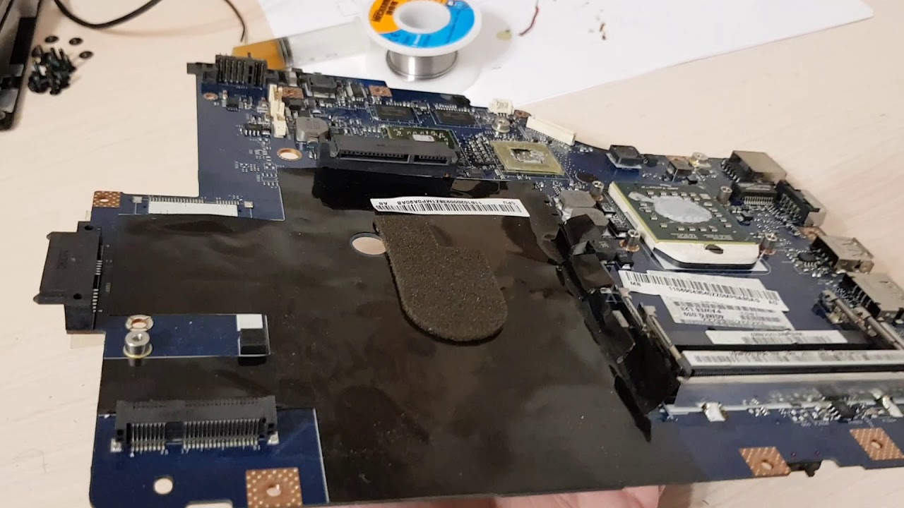Lenovo g 565 неисправен чип bga