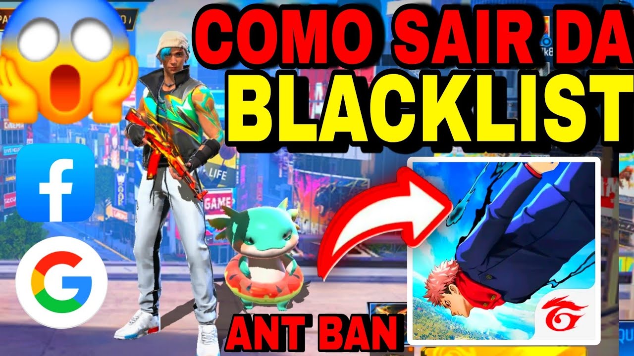COMO SAIR DA BLACK-LIST NO FREE FIRE ATUALIZADO 😱 COMO TIRAR A BLACKLIST E EVITAR DE SER BANIDO