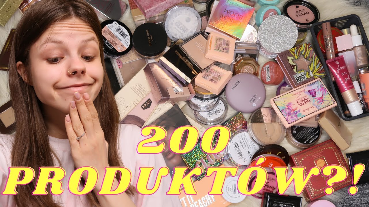 MIAŁAM 200 PRODUKTÓW DO KONTUROWANIA?! - SPRZĄTANIE TOALETKI
