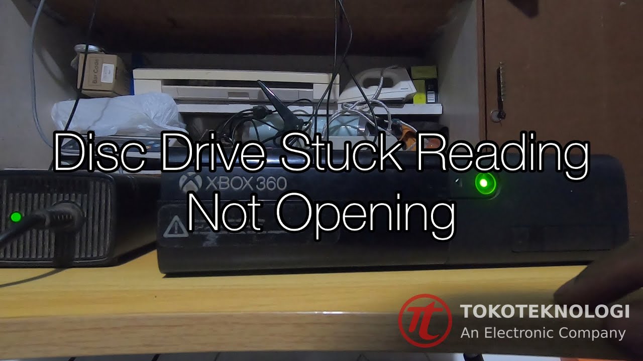 Service XBOX 360 E Disc Tray Macet Stuck Tidak Keluar Tidak Bisa Insert Disc