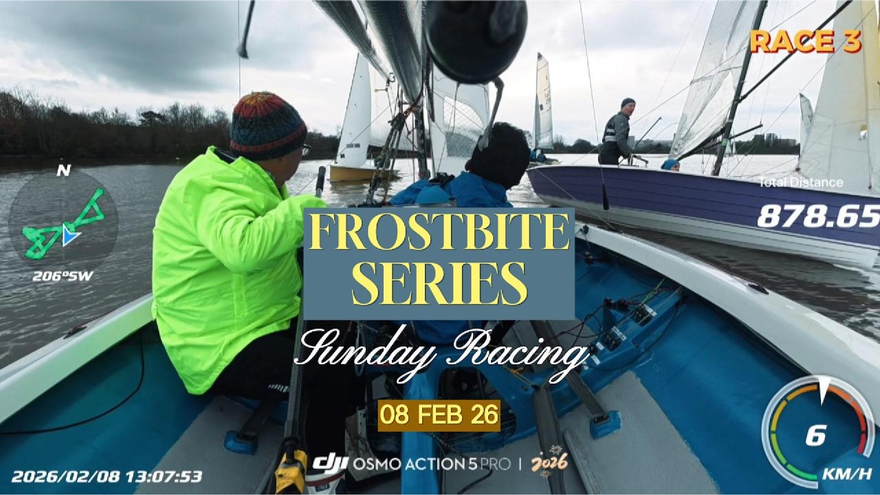 RACE 3 | Frostbite Series | Sunday Racing |Sailing | Merlin | MRX | Wembley Sailing Club | 8FEB26