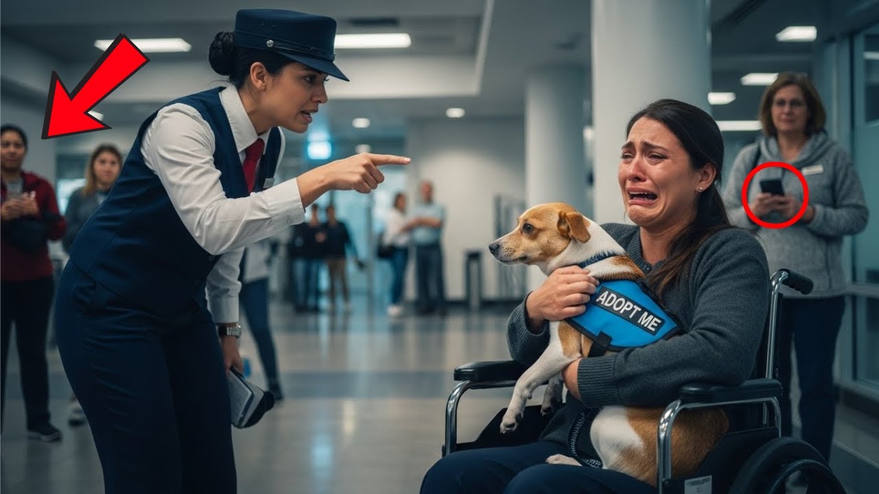 SHELTER DOG REALIZES SHE’S BEING ADOPTED AFTER AIRLINE CONFRONTATION — WHAT HAPPENED NEXT...