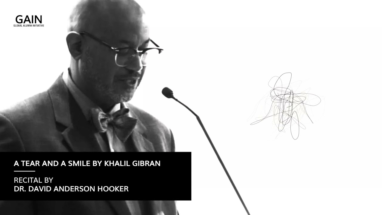 A Tear and A Smile by Khalil Gibran | David Anderson Hooker