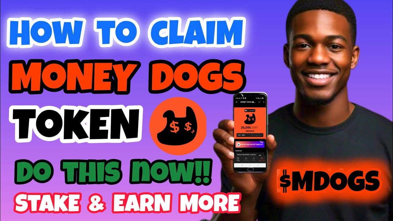 How to Claim Your Money Dogs Token Airdrop | Claim & Stake $MDOGS