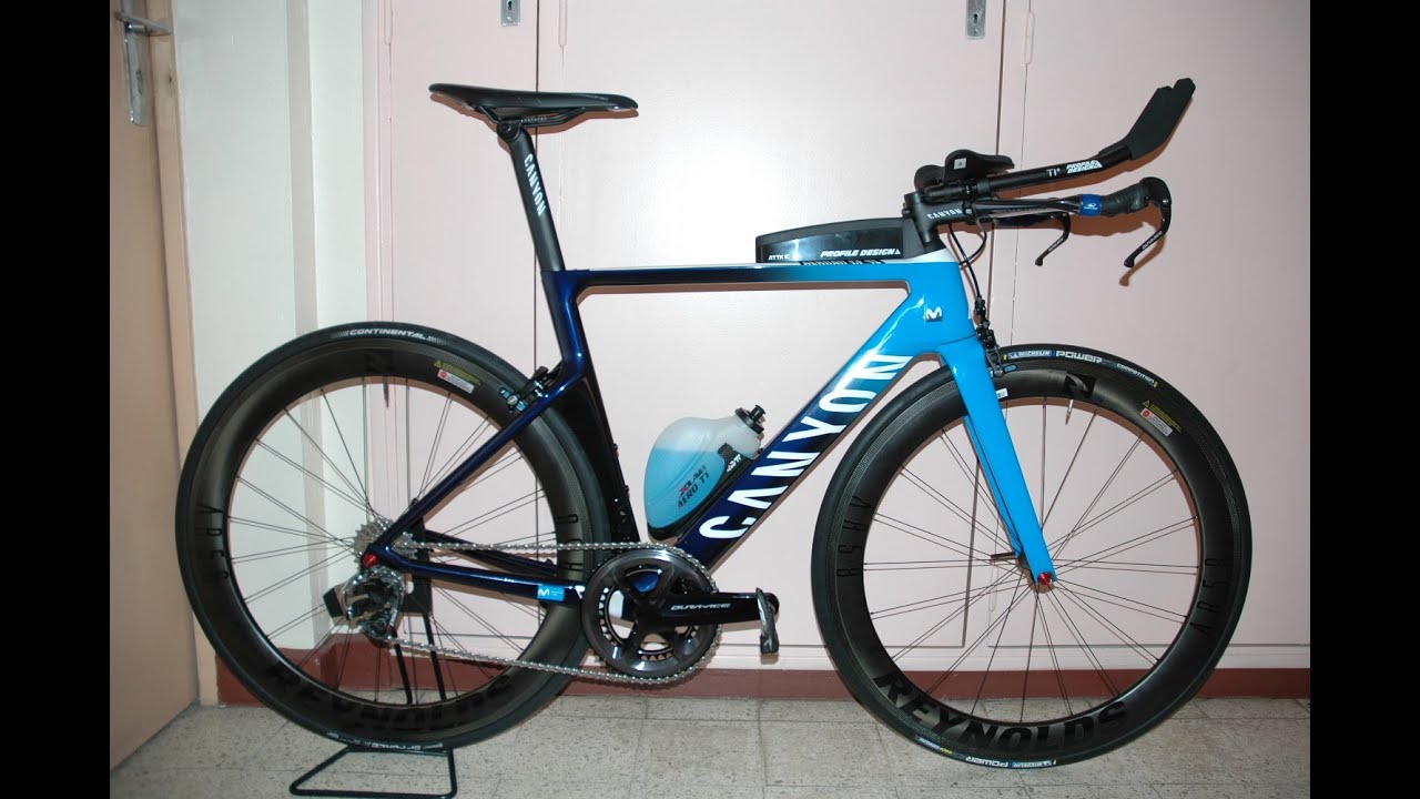 Triathlon des Vannades 2019 with Canyon Aeroad tt Movistar