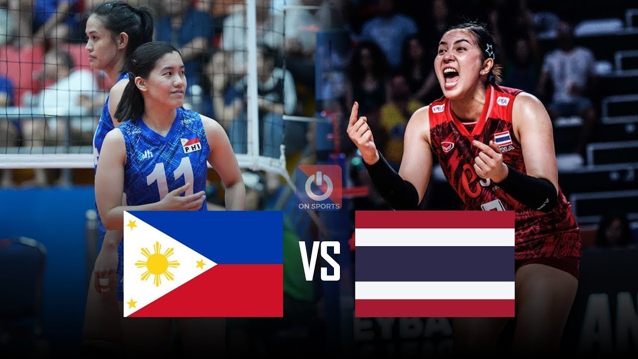 Full HD | Philippines vs Thailand | De Guzman vs. Pornpun Women's Volleyball ASEAN