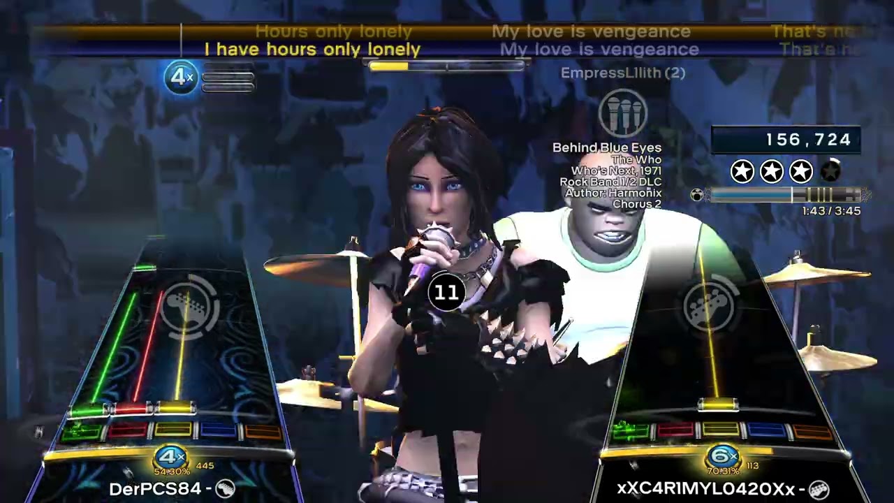 Behind Blue Eyes by The Who - Full Band Gold Rock Band 3 Deluxe RPCS3