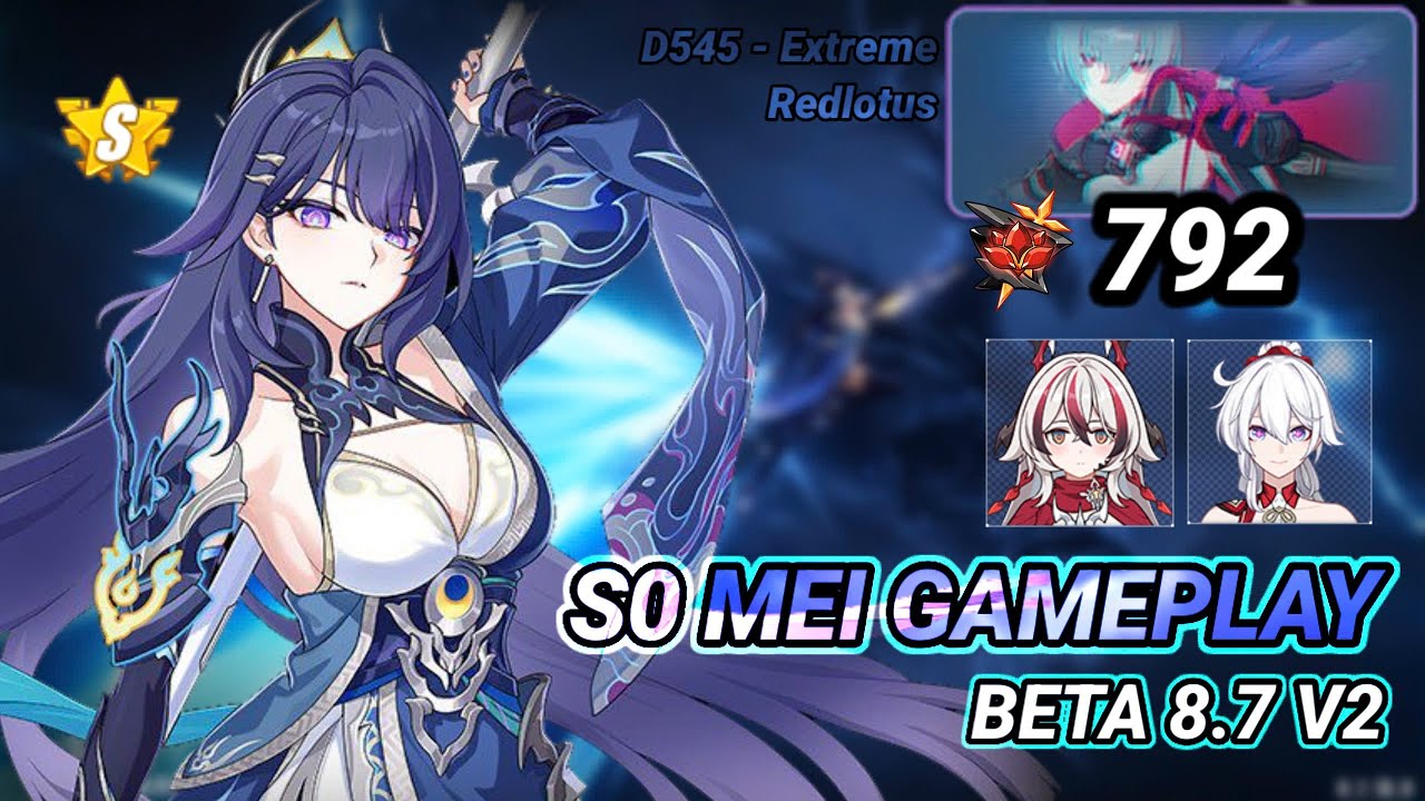 MEI GAMEPLAY | Raven (Extreme - D545) 792 Pts - S0 Mei, Coralie, Badum, Chenxue | BETA 8.7 V2