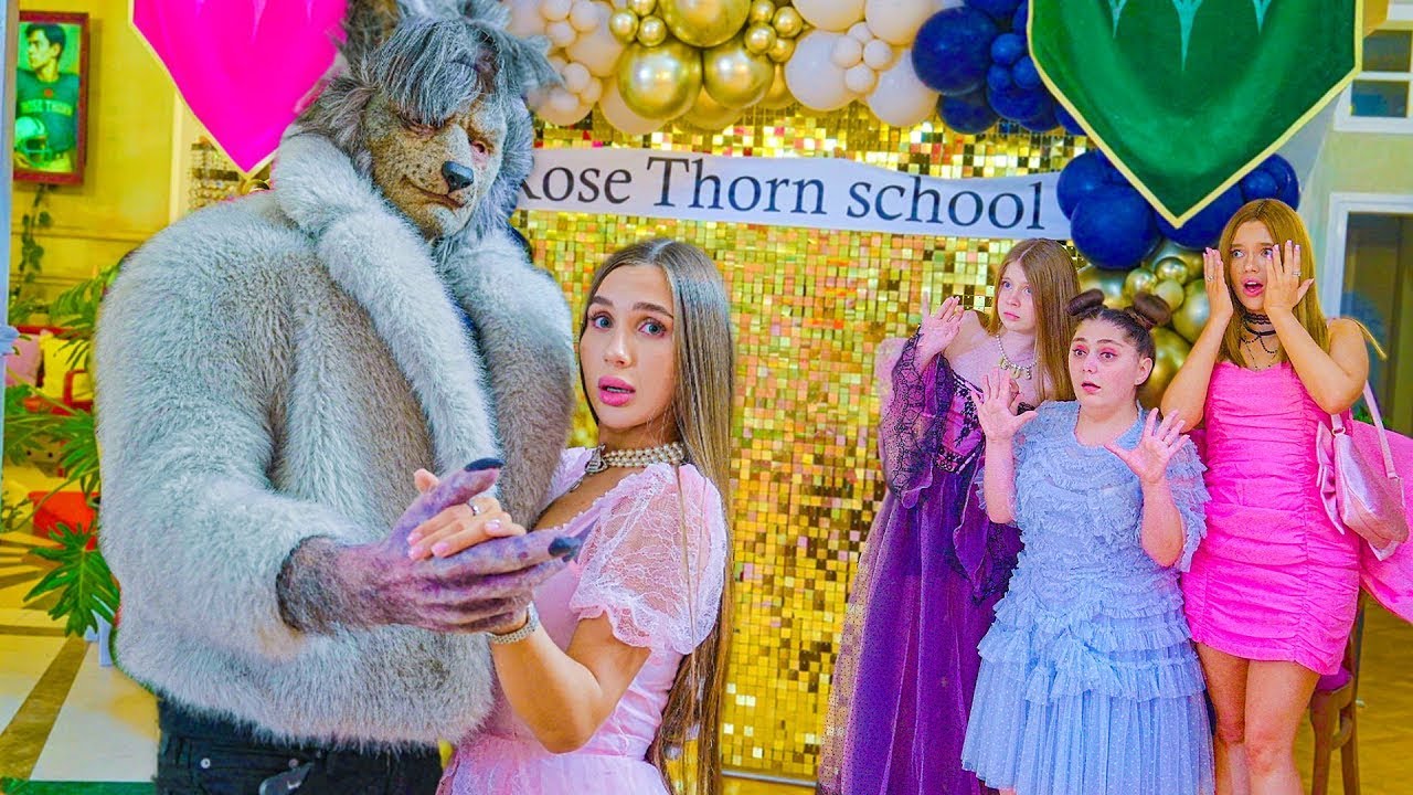 Ballo glamour e lui 🐺QUESTO RAGAZZO È UN MOSTRO ! Diana avrà paura?  | Accademia ROSE THORN