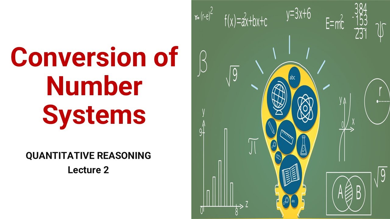 Conversion of Number Systems | QUANTITATIVE REASONING Lec 2 | QR1 Lecture Series | AHS | BSN | DPT