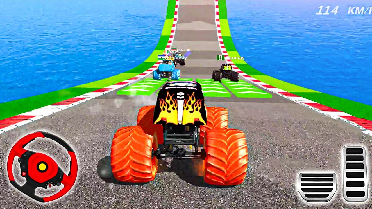 Monster Truck Mega Ramp Car Race - Monster Truck Mega Ramp Cars 3D - Android Gameplay