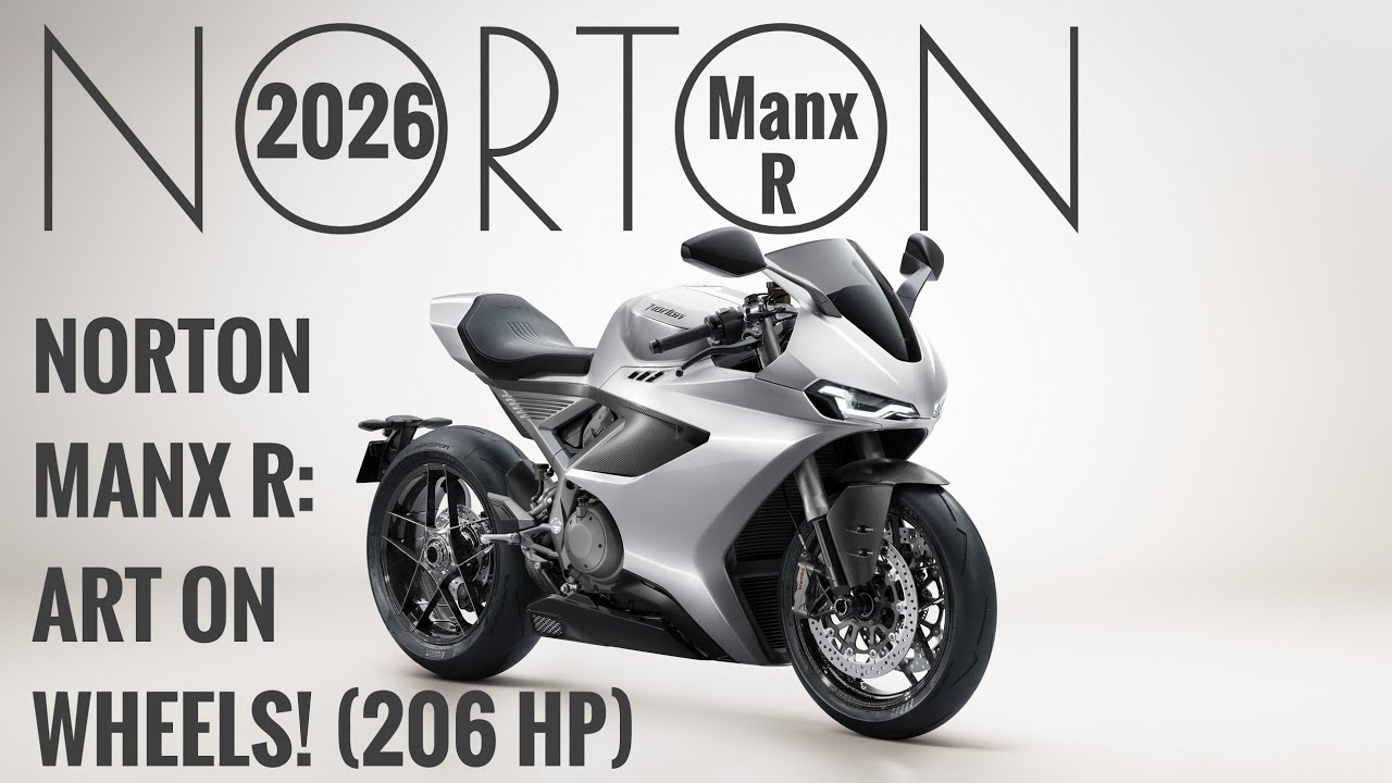 206HP BRITISH MASTERPIECE! 2026 Norton Manx R Revealed - The Most Beautiful Superbike? 