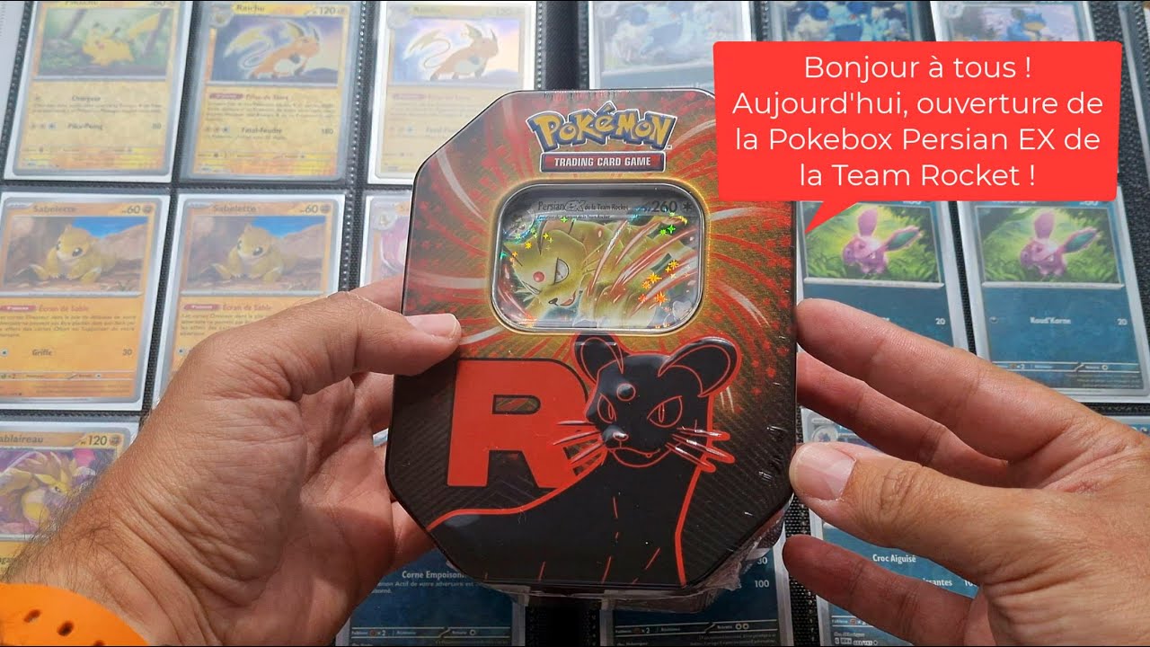 Ouverture Pokebox Persian EX de la Team Rocket ! Suspensssssss....
