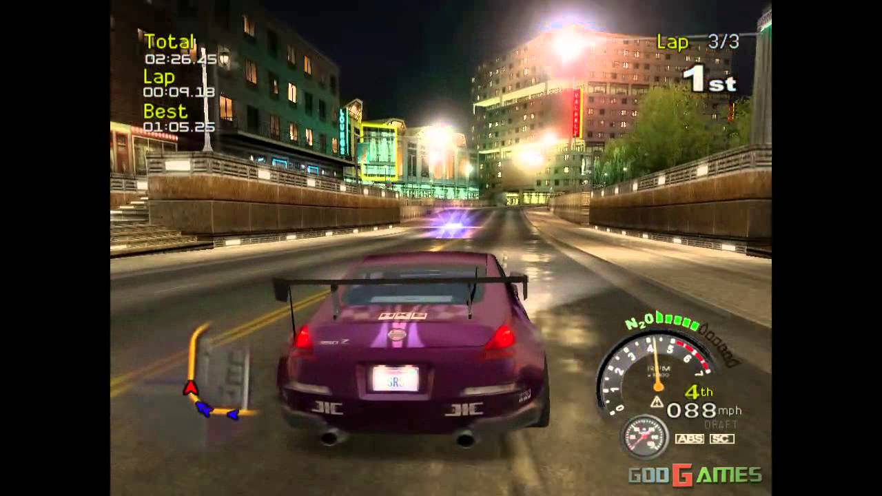Street Racing Syndicate - Gameplay Gamecube HD 720P (Dolphin GC/Wii Emulator)