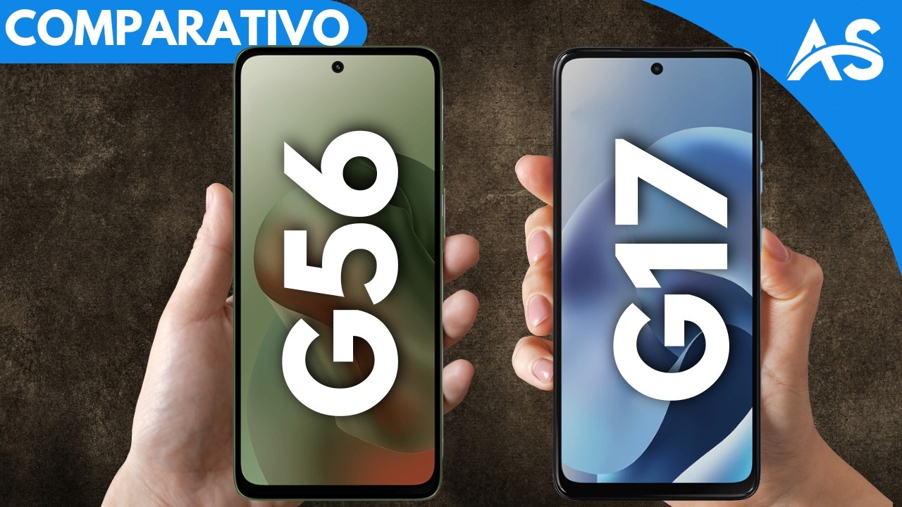 Moto G56 vs Moto G17 - Comparativo