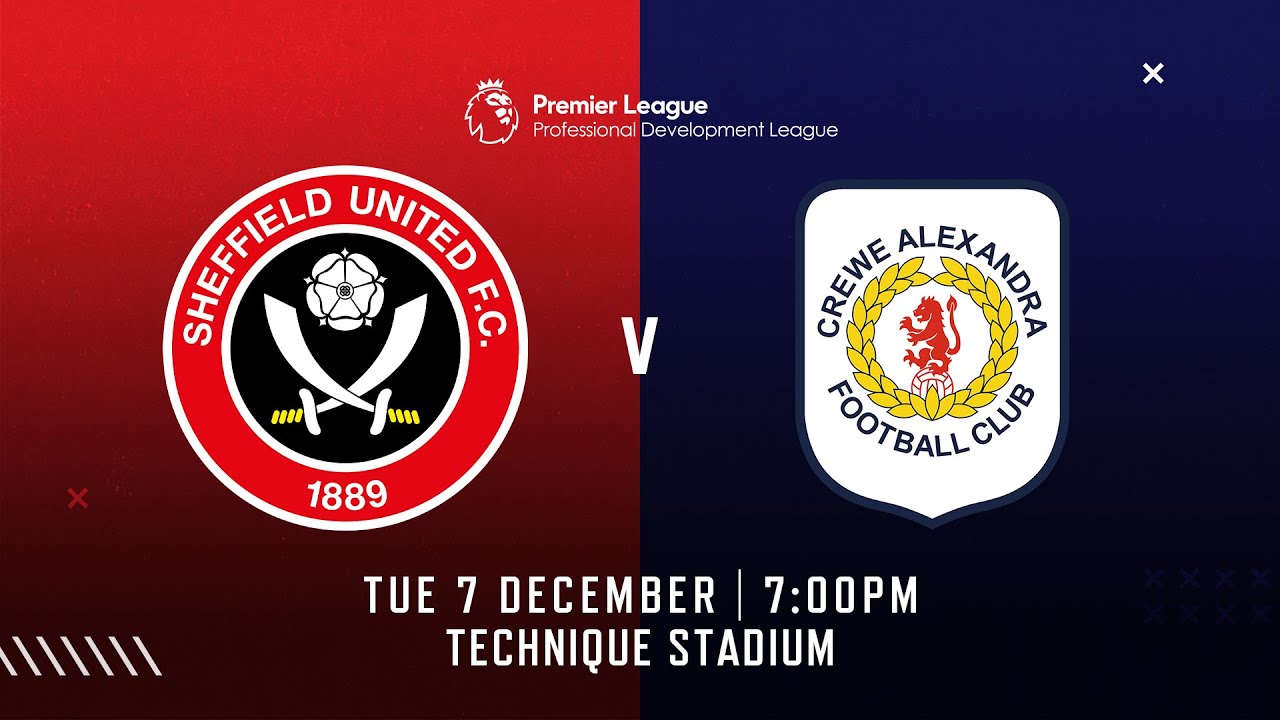 SUTV LIVE | Sheffield United Vs Crewe Alexandra | U23s PDL League game