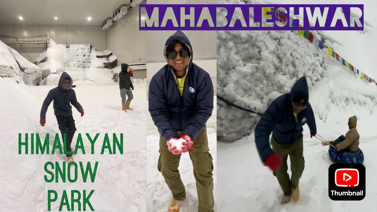 Biggest snow park, Mapro garden wai, #mahabaleshwar #himalayan 