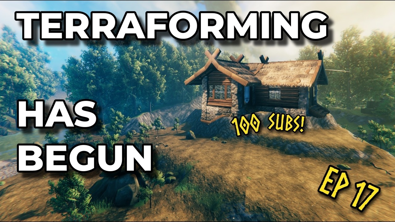 Terraforming the MEGA base | Valheim EP 17