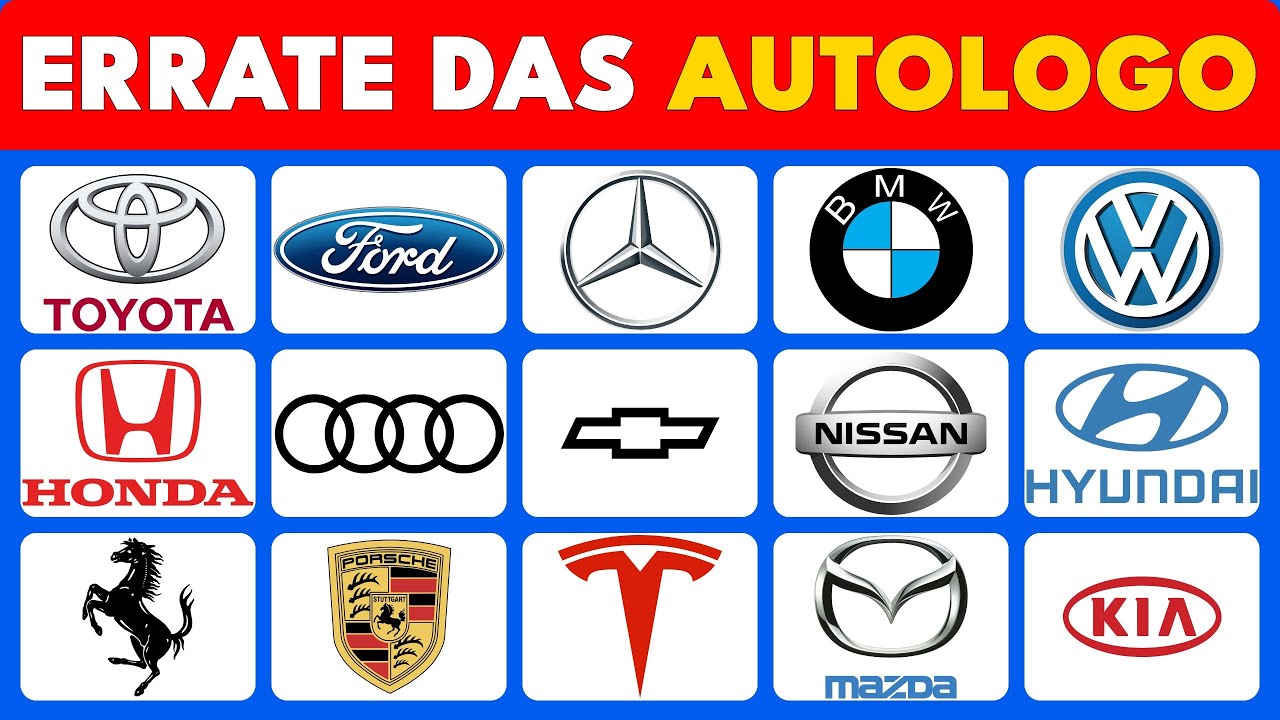 60 Autohersteller-Logos: Errate das Logo in dieser Herausforderung!