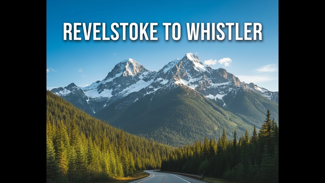 Revelstoke to Whistler | Relaxing Mountain Drive Timelapse