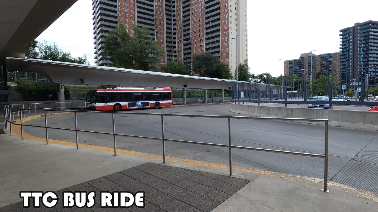 4k TTC Route 24 Bus Ride From Victoria Park Station To Steeles
