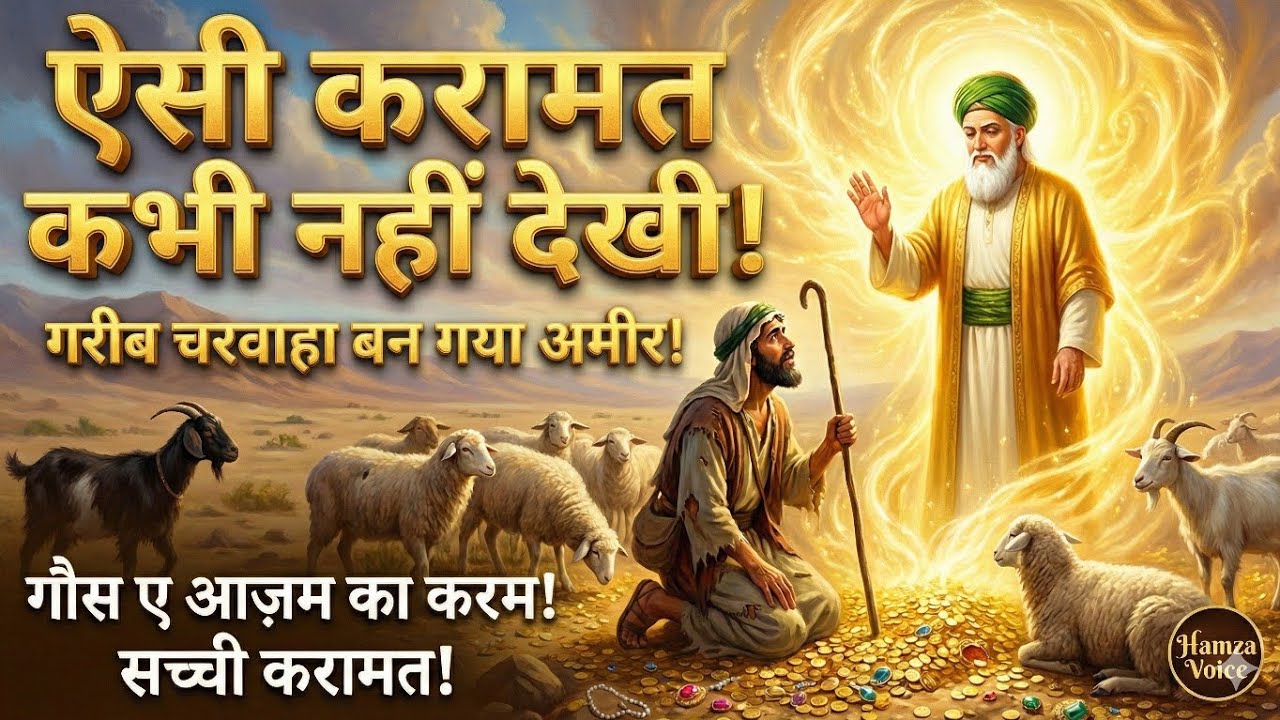 Ghaus-e-Azam Ki Ek Ajeeb Karamat | Ghareeb Charwaha Raat Bhar Mein Ameer Ban Gaya 😱 | Islamic Story