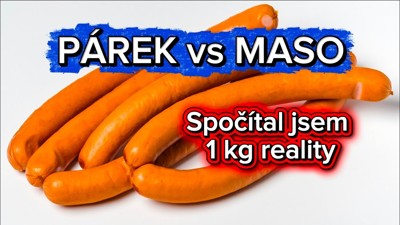 Kolik je v párku opravdu masa? 🌭 Spočítal jsem cenu za 1 kg 🤔