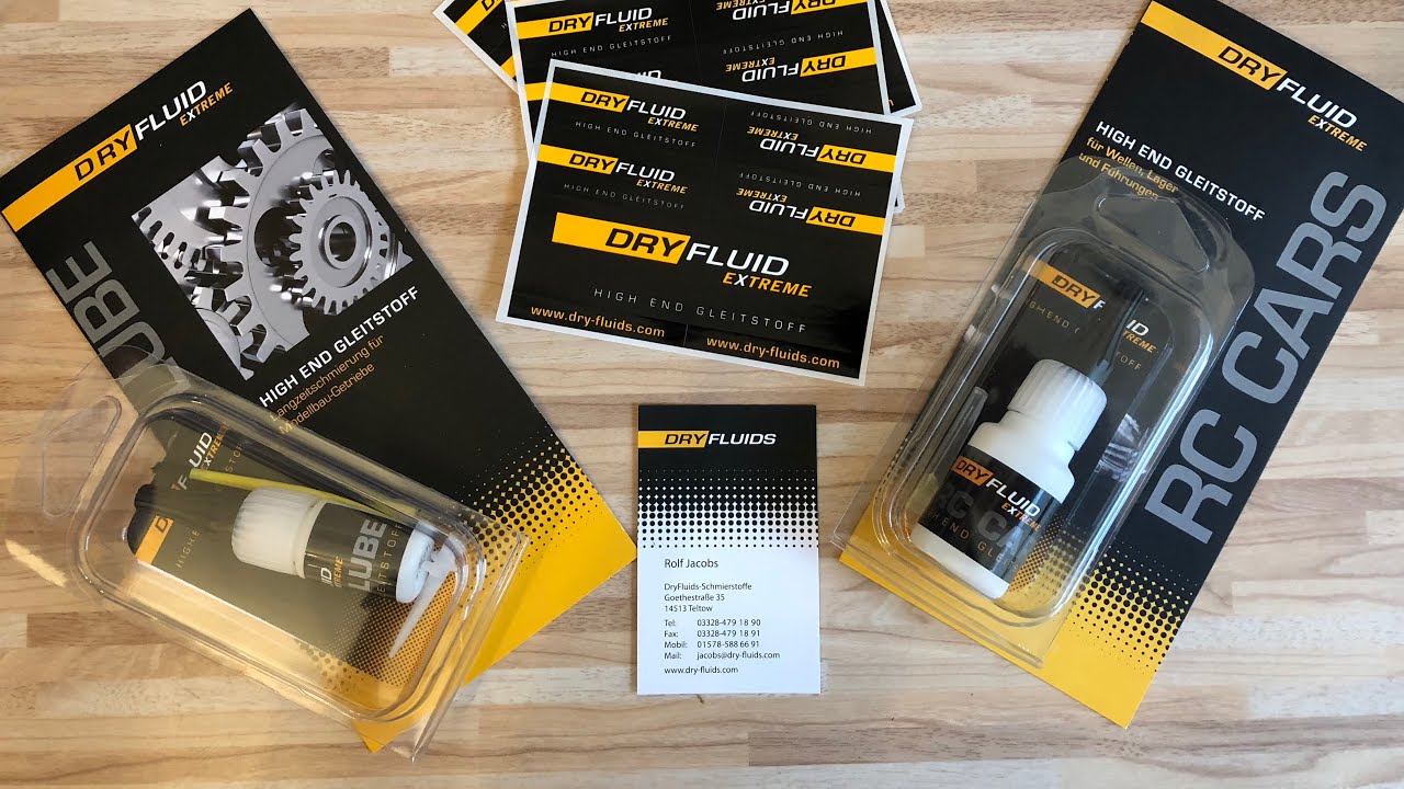 DryFluid Rc Cars/ Gear Lube / Gleitstoff/ Erklärung/ Anwendung/ erste Tests [FULL HD]