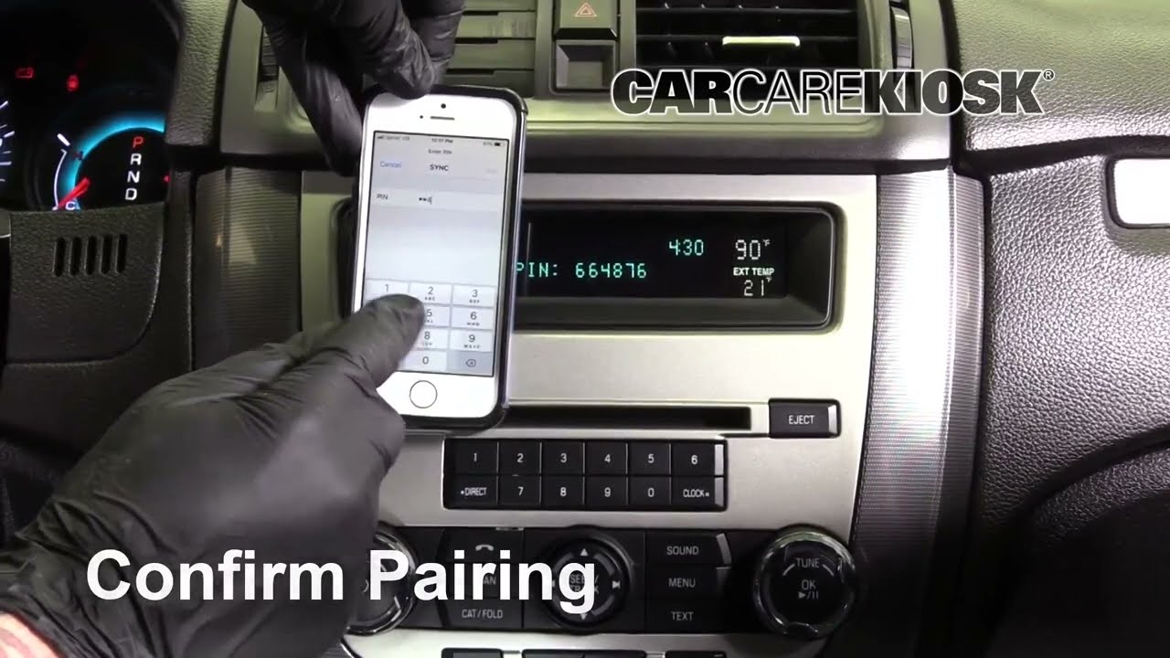 How to Pair Your Phone: Bluetooth 2012;Ford;Fusion;SEL;5;7;3 0;6;V;4;5